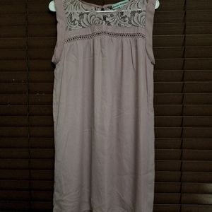 Pink Dress w/Lace